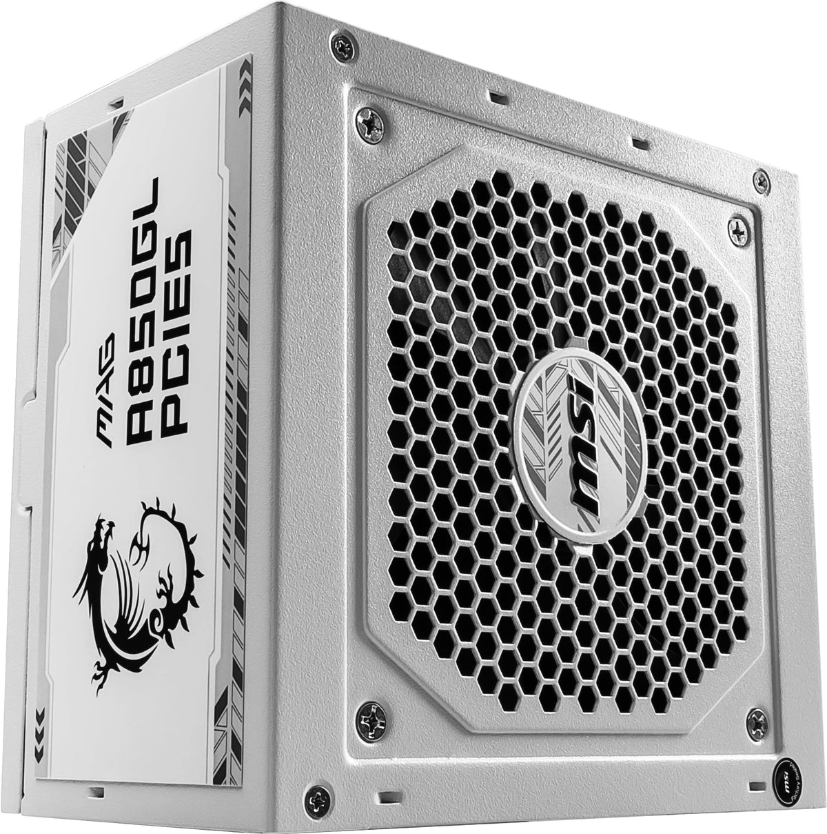 MSI MAG A750GL PCIE5 Power Supply Unit, 750W, 80 Plus Gold, Fully Modular, ATX 3.0, PCIe 5.0 GPU Support, 120mm FDB Fan, Full-Bridge LLC, Flat Black Cables - 7 Year Warranty