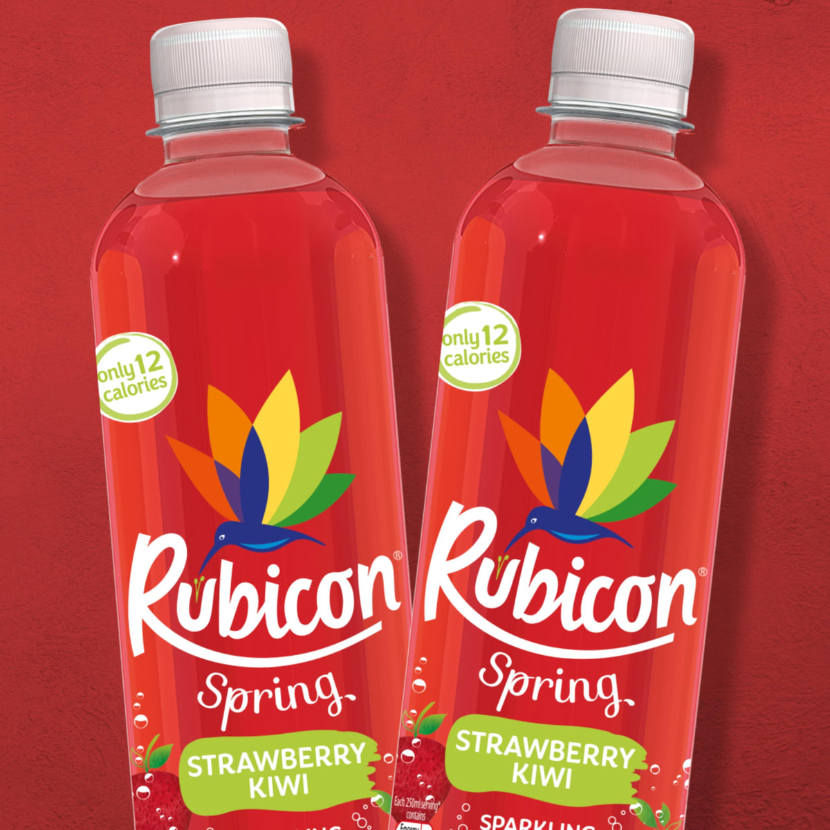 Rubicon Spring Black Cherry Raspberry Flavoured Water, 12 Pack, 330ml Cans