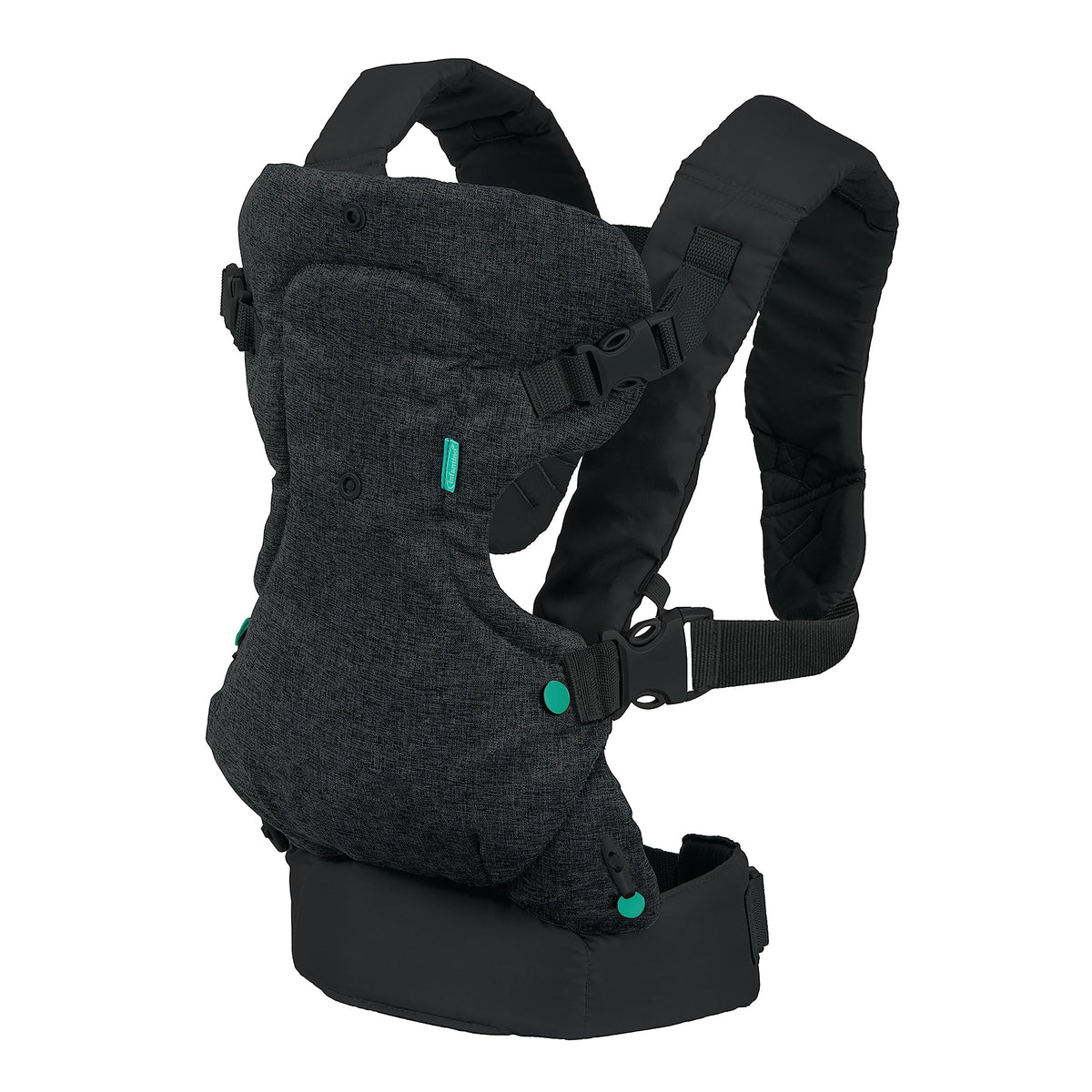 Infantino Flip Advanced 4-in-1 Baby Carrier - Ergonomic, Convertible, Face-in and Face-Out Front and Back Baby Carrier for Newborn to Toddler 3,6-14,5kg, Grey