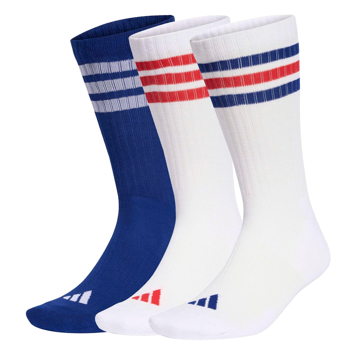 adidas 3-Stripes Cushioned Crew Socks 3 Pair Pack