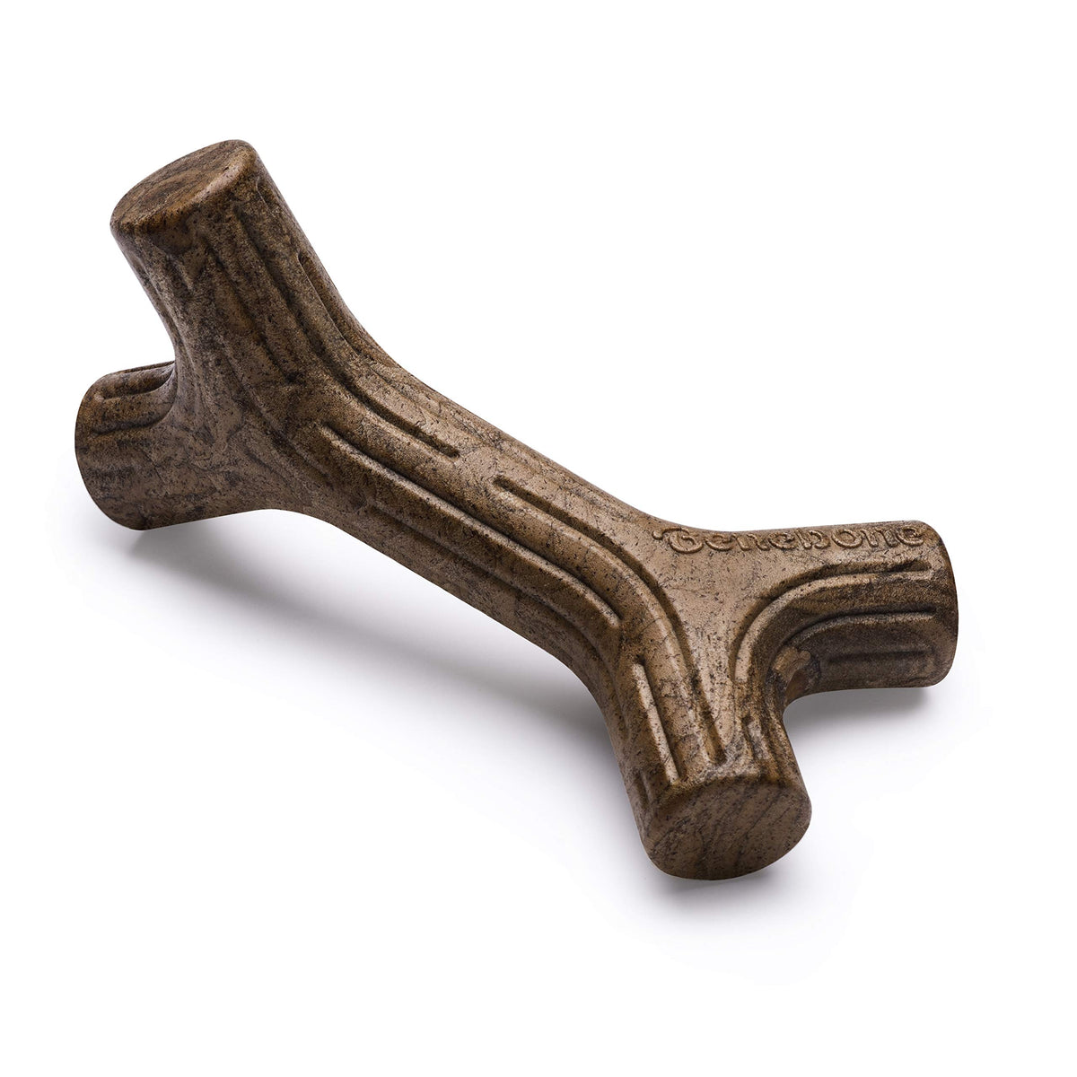 Benebone Wishbone Dog Chew Toy for Aggressive Chewers, Real Bacon, Medium