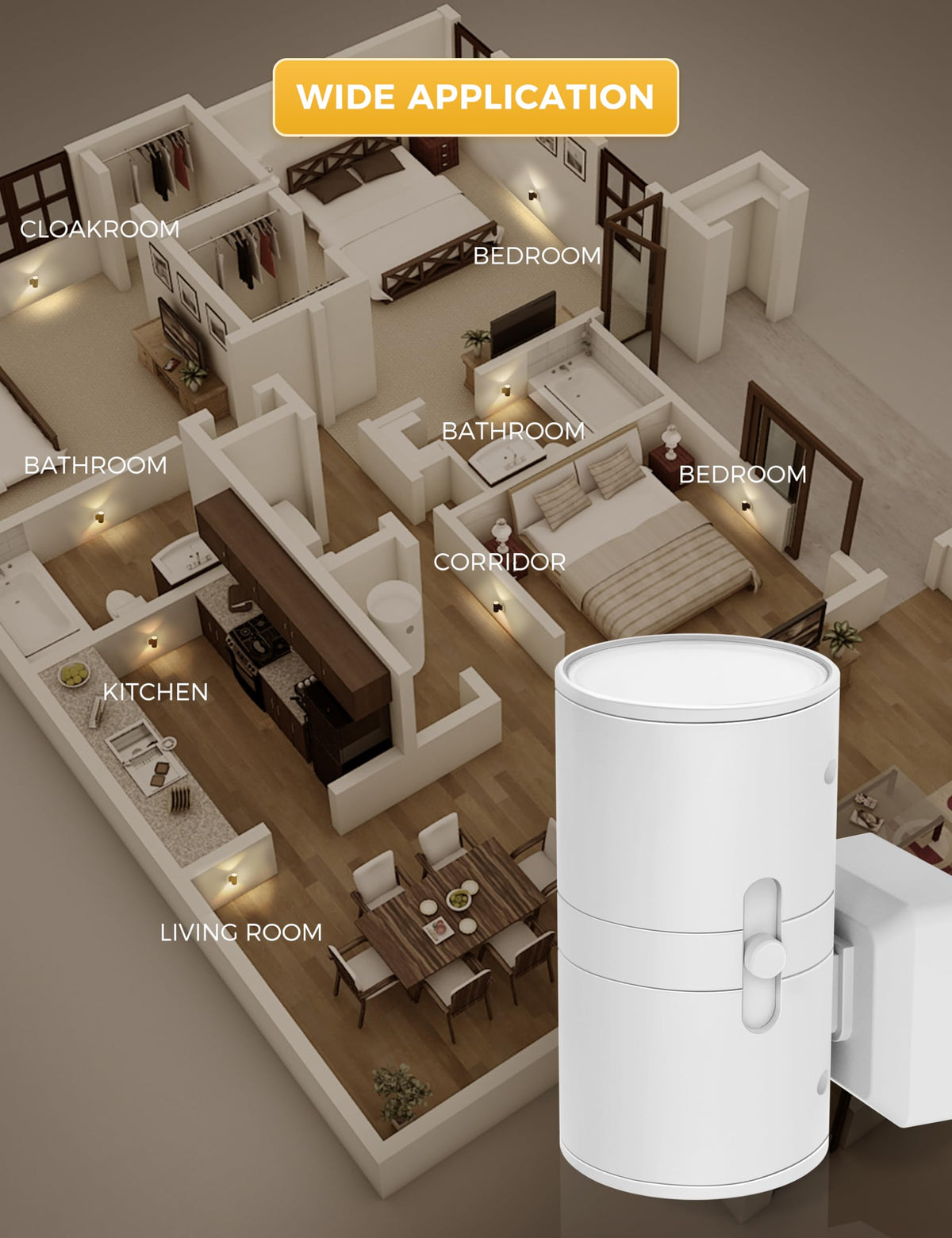 LOHAS-LED Plug in Night Light,Dimmable Nightlight 100LM,Dusk to Dawn Sensor