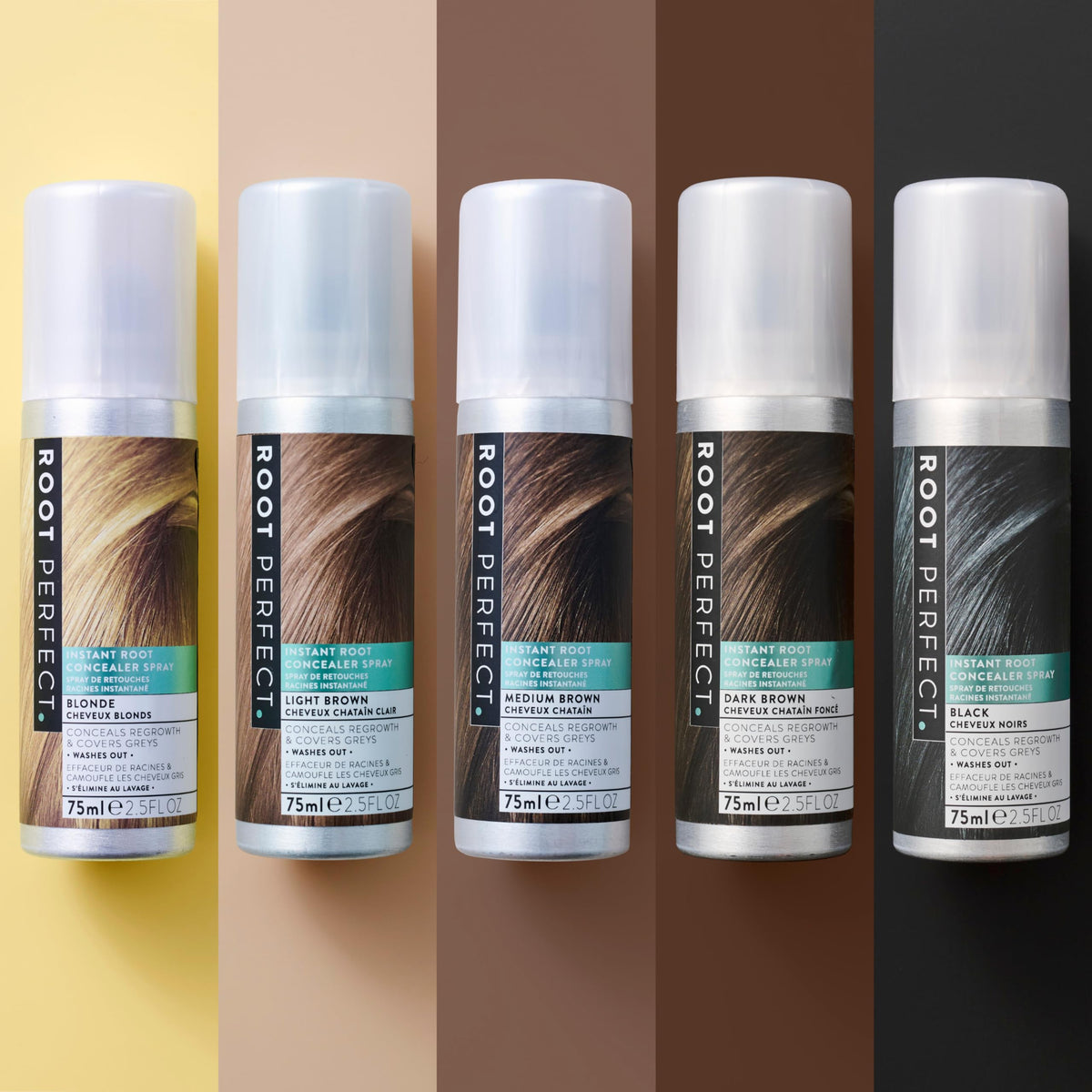 Root Perfect Root Touch Up Concealer Spray Dark Brown 75ml