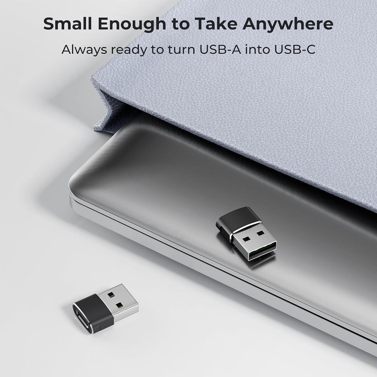 BASESAILOR USB to USB C Adapter,USBC Female to USB A Male Adapter 3Pack