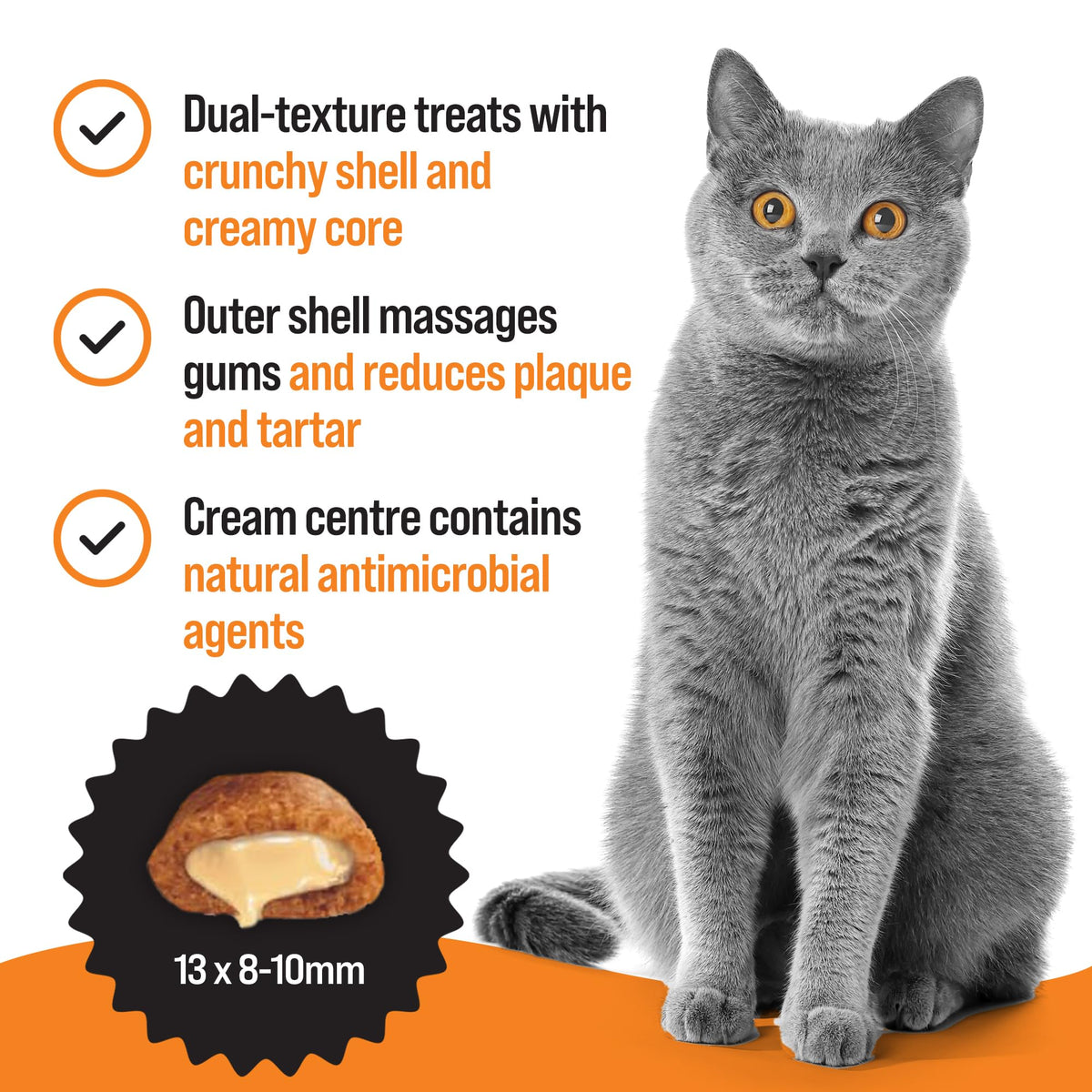 VETIQ Healthy Bites Cat Variety Treats for Cats & Kittens (84 Servings)