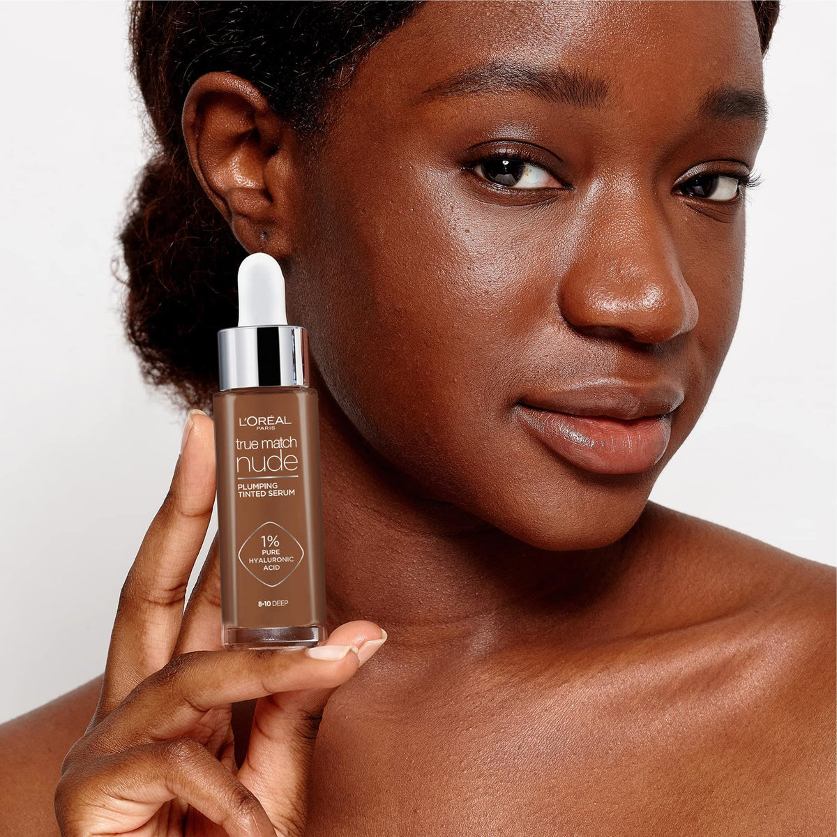 L'Oréal Paris Nude Plumping Tinted Serum with Hyaluronic Acid, Shade 4-5