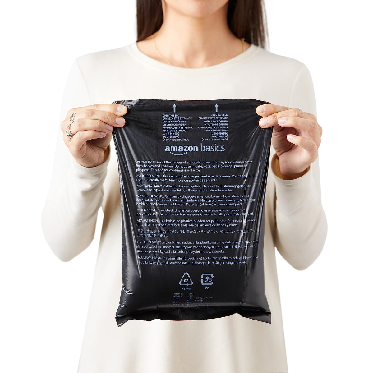 Amazon Basics Dog Poop/Waste Bags without Dispenser, Lavender, 300 Bags (20 Packs of 15 Bags)