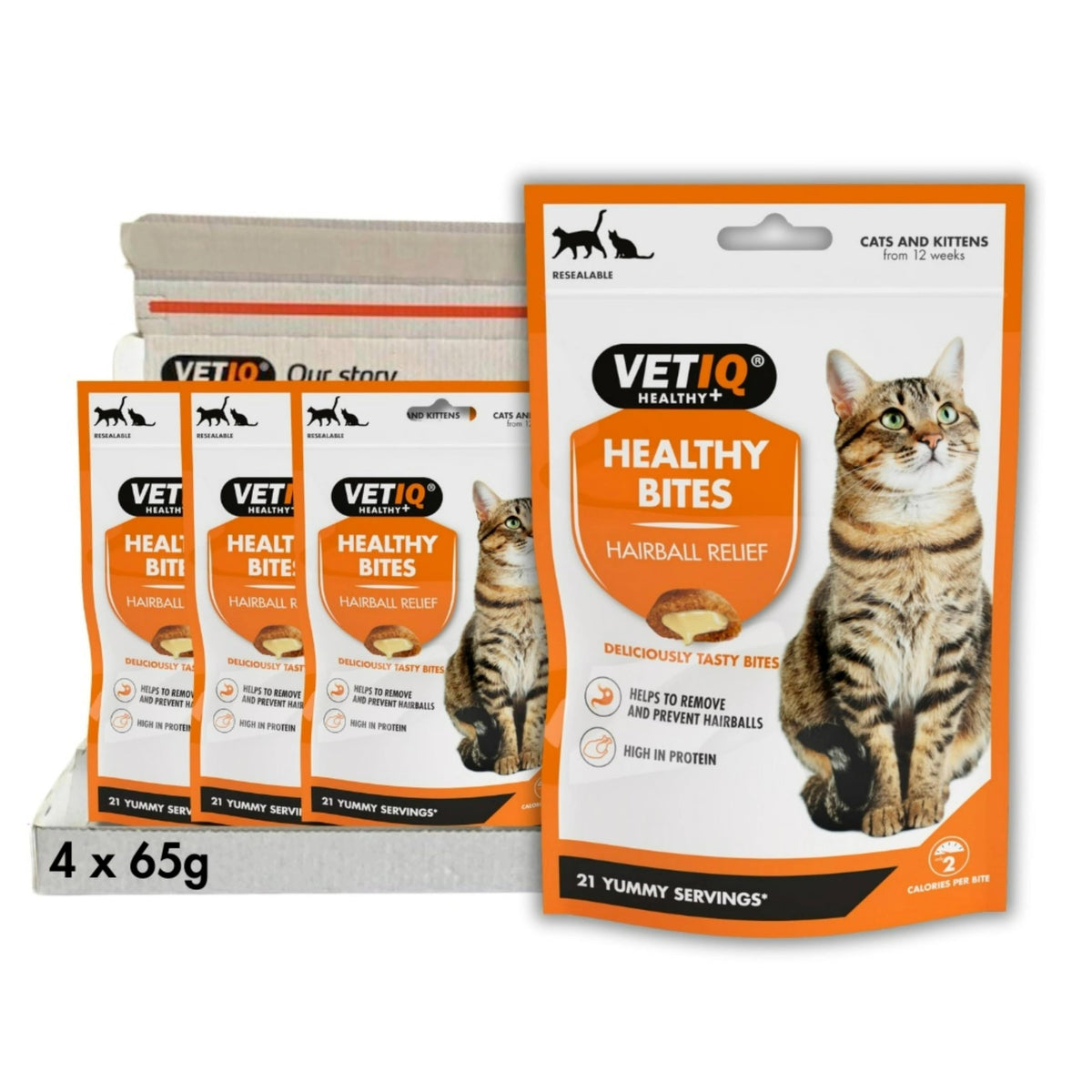 VETIQ Healthy Bites Cat Variety Treats for Cats & Kittens (84 Servings)