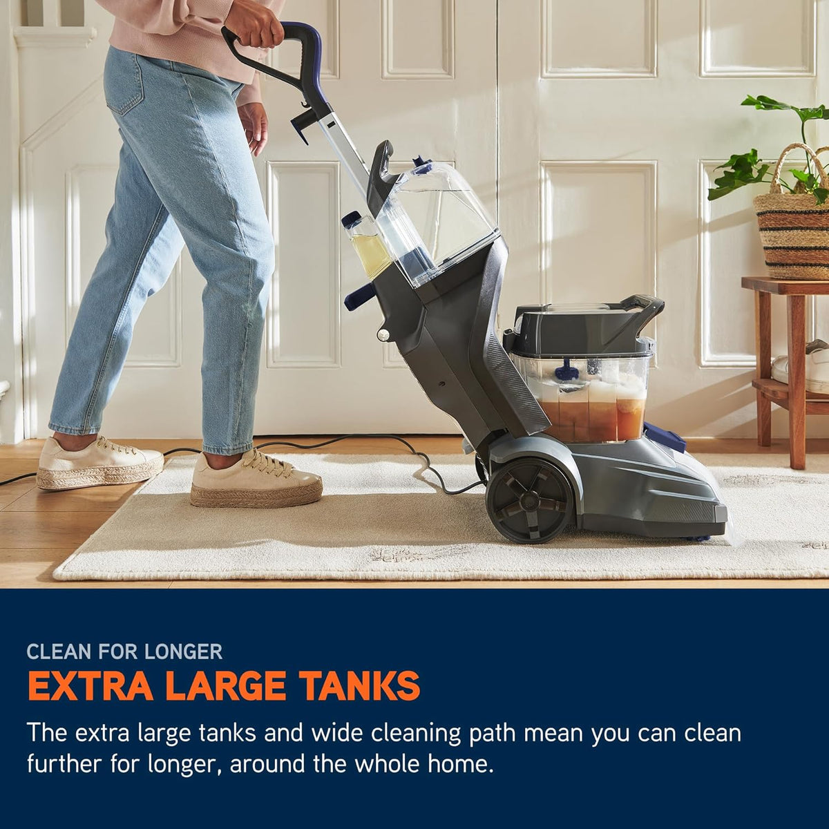 Vax SpinScrub Power Plus Upright Upholstery & Carpet Cleaner CDCW-SSXA