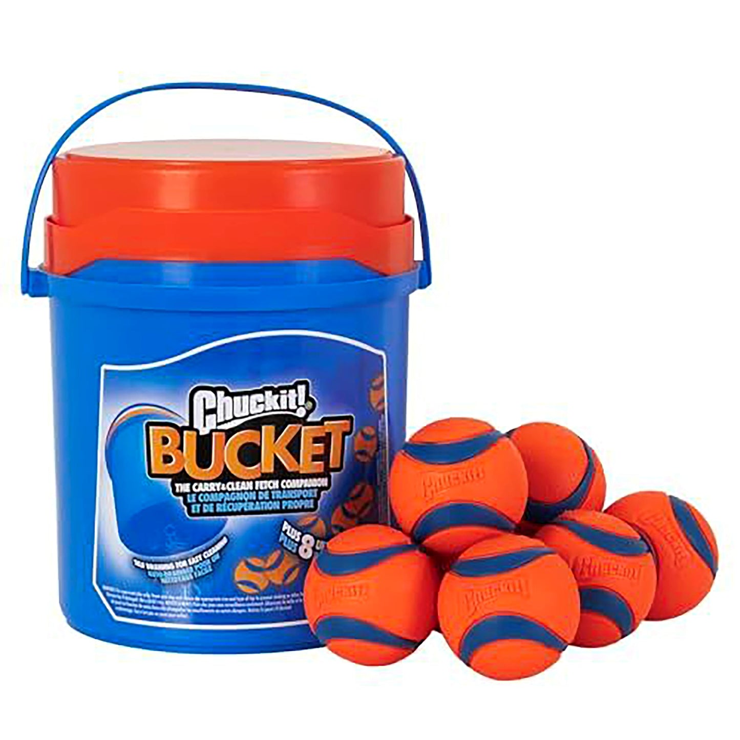 Chuckit! Ultra Ball, Durable High Bounce Rubber Dog Ball, Launcher Compatible, 2 Pack, Medium