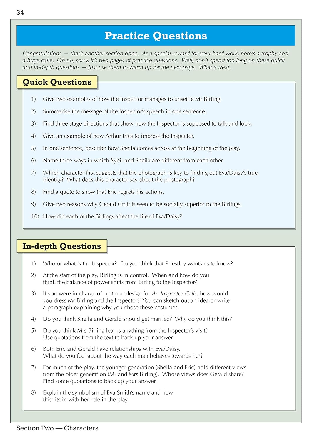 GCSE English Text Guide - An Inspector Calls includes Online Edition & Quizzes: for the 2027 and 2028 exams
