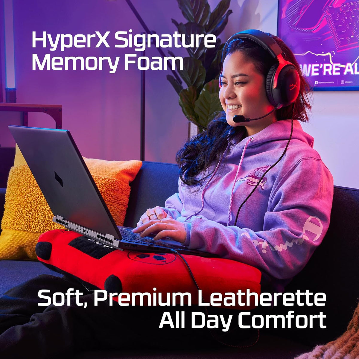 HyperX Cloud III – Wired Gaming Headset, PC, PS5, Xbox Series X|S, Angled 53mm Drivers, DTS, Memory Foam, Durable Frame, Ultra-Clear 10mm Mic, USB-C, USB-A, 3.5mm, Black/Red