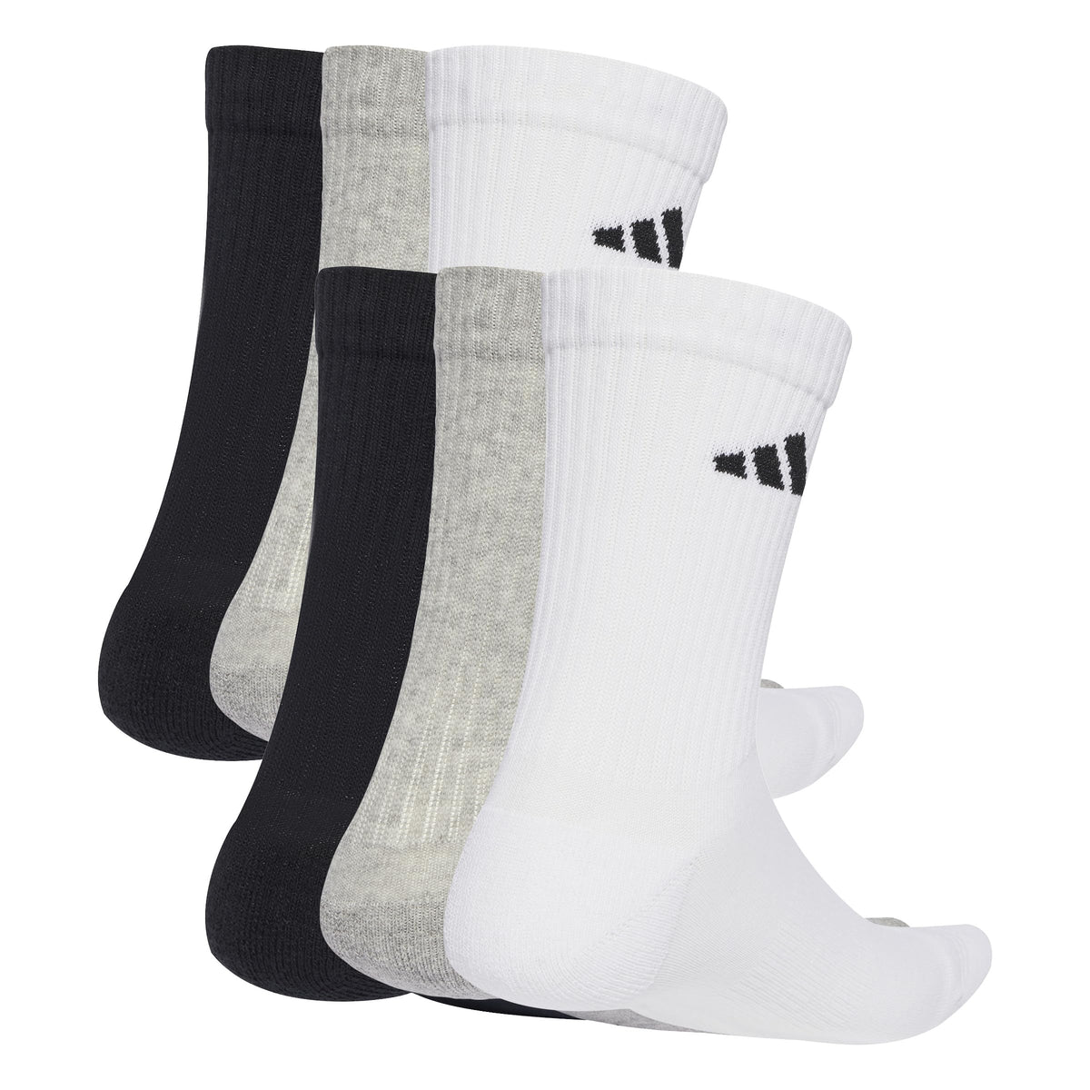 adidas Cushioned Crew Socks 6 Pairs