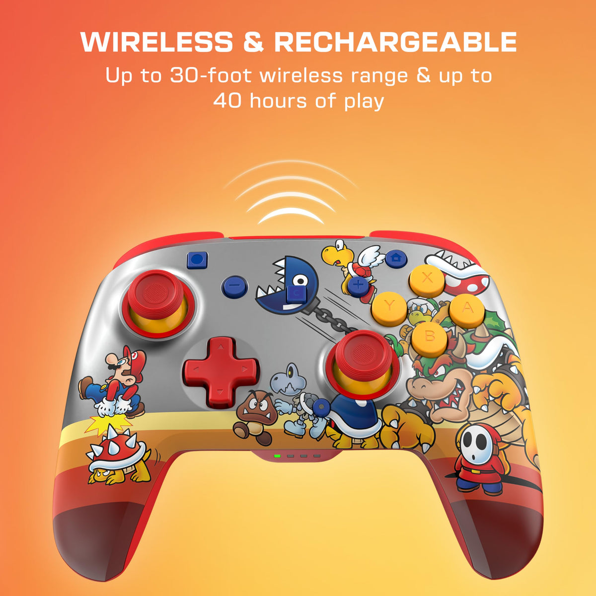 Turtle Beach Rematch Wireless Controller: Mario & Luigi, Nintendo Switch 2