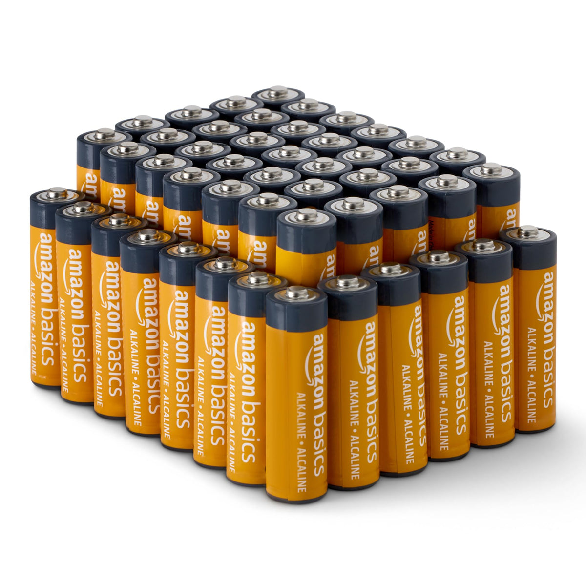 Amazon Basics 100-Pack AA Alkaline High-Performance Batteries, 1.5 Volt, 10-Year Shelf Life