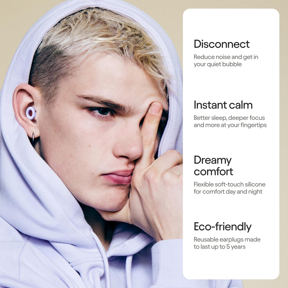 Loop Quiet 2 Ear Plugs - Ultra-Comfy Reusable Hearing Protection for Sleep