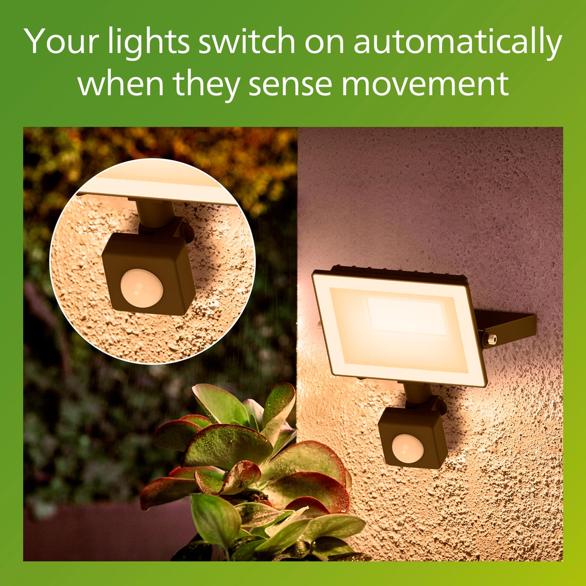 Philips Lois Outdoor Floodlight, White, 10 W