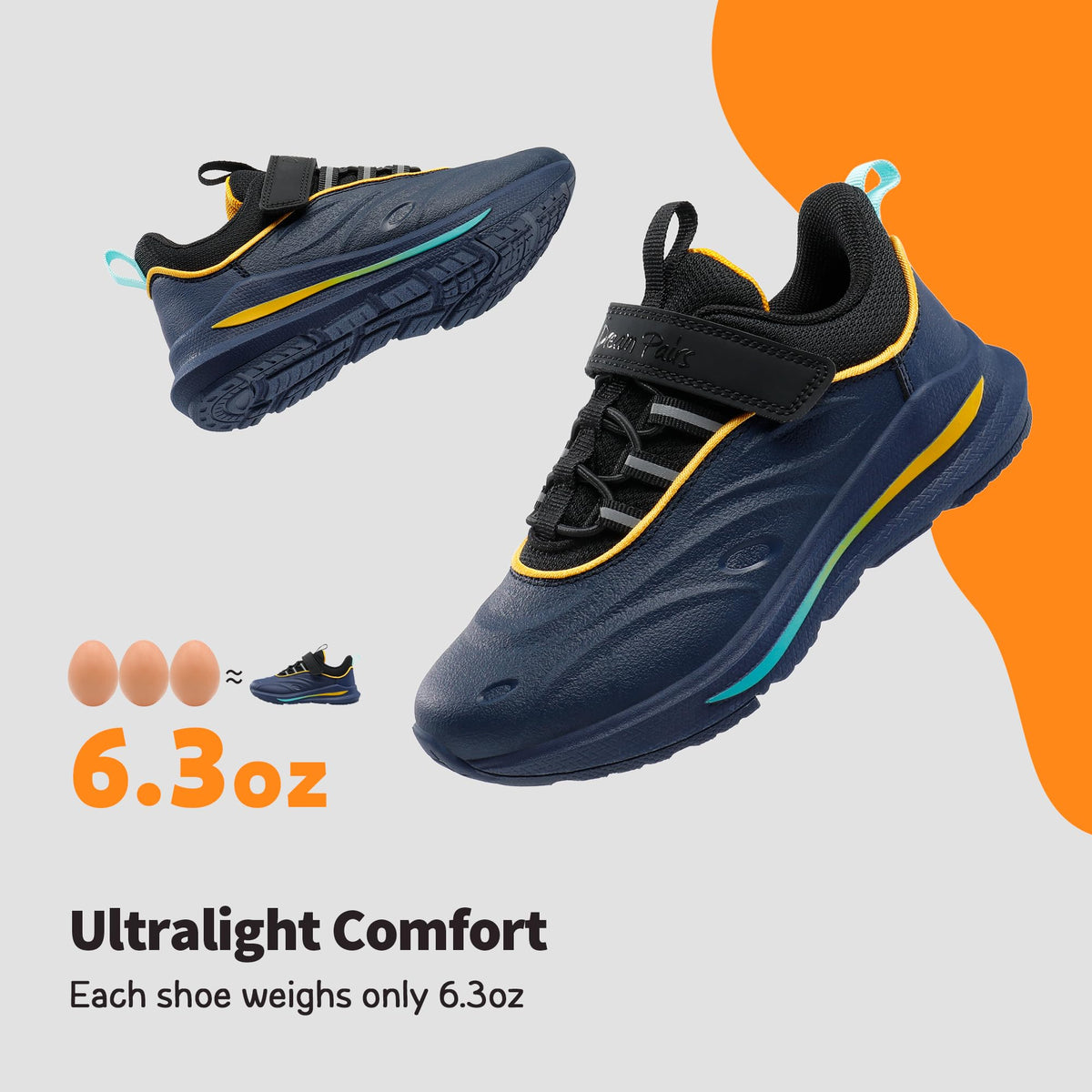 DREAM PAIRS Waterproof Boys Fashion Trainers
