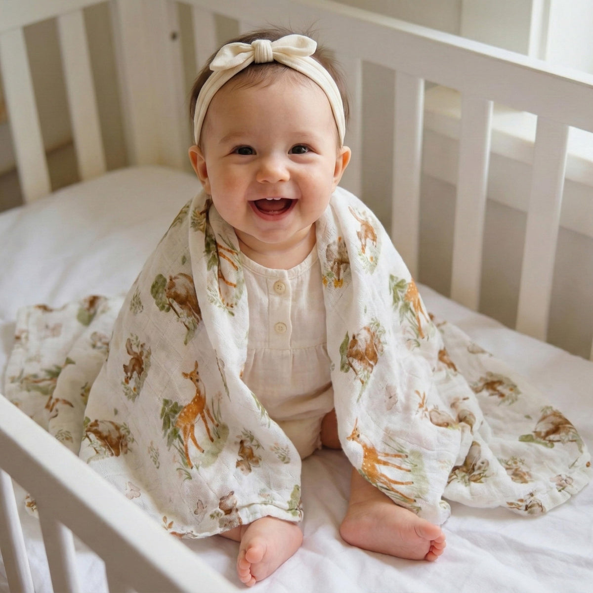 GLLQUEN BABY Muslin Squares Cloth for Baby 6pack 70cm x 70cm