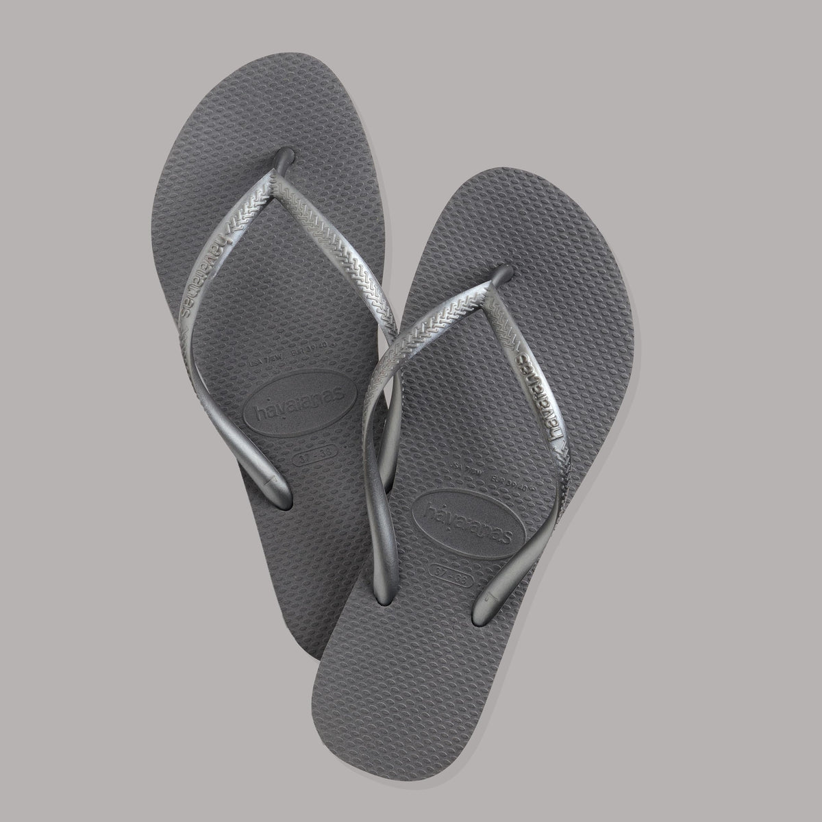 Havaianas - Slim, Stylische, Robuste und Vielseitige Badelatschen für Frauen mit Texturierten Sohlen für Grip und Halt