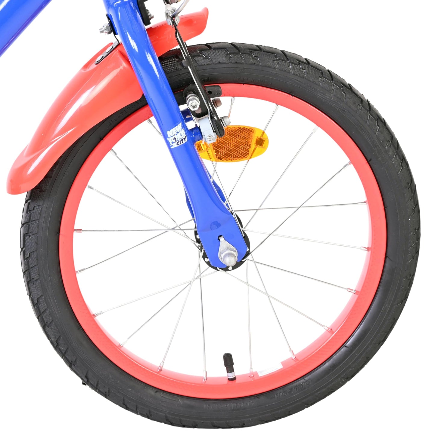 Volare Official Marvel Spider-Man Kids Bike 12" with Stabilisers — Ages 3-4