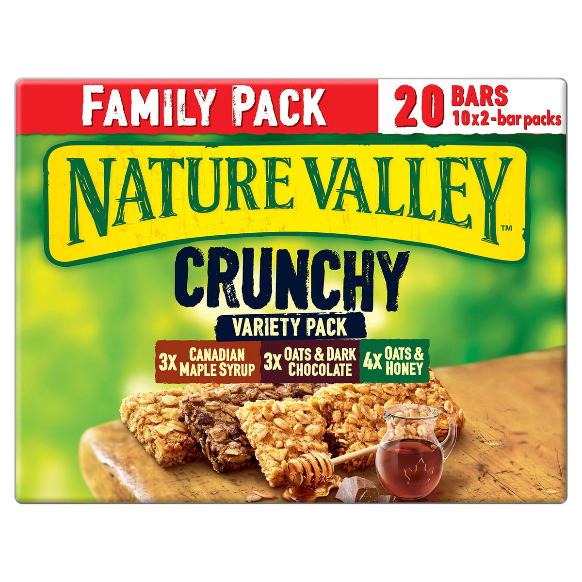 Nature Valley Crunchy Oats and Chocolate Cereal Bars, 18 x 42 g