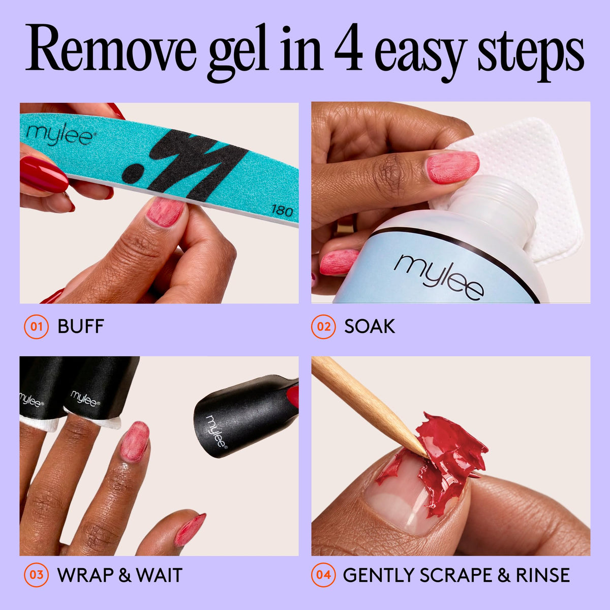 Mylee 100% Pure Acetone (300ml) - Gel Nail Polish Remover
