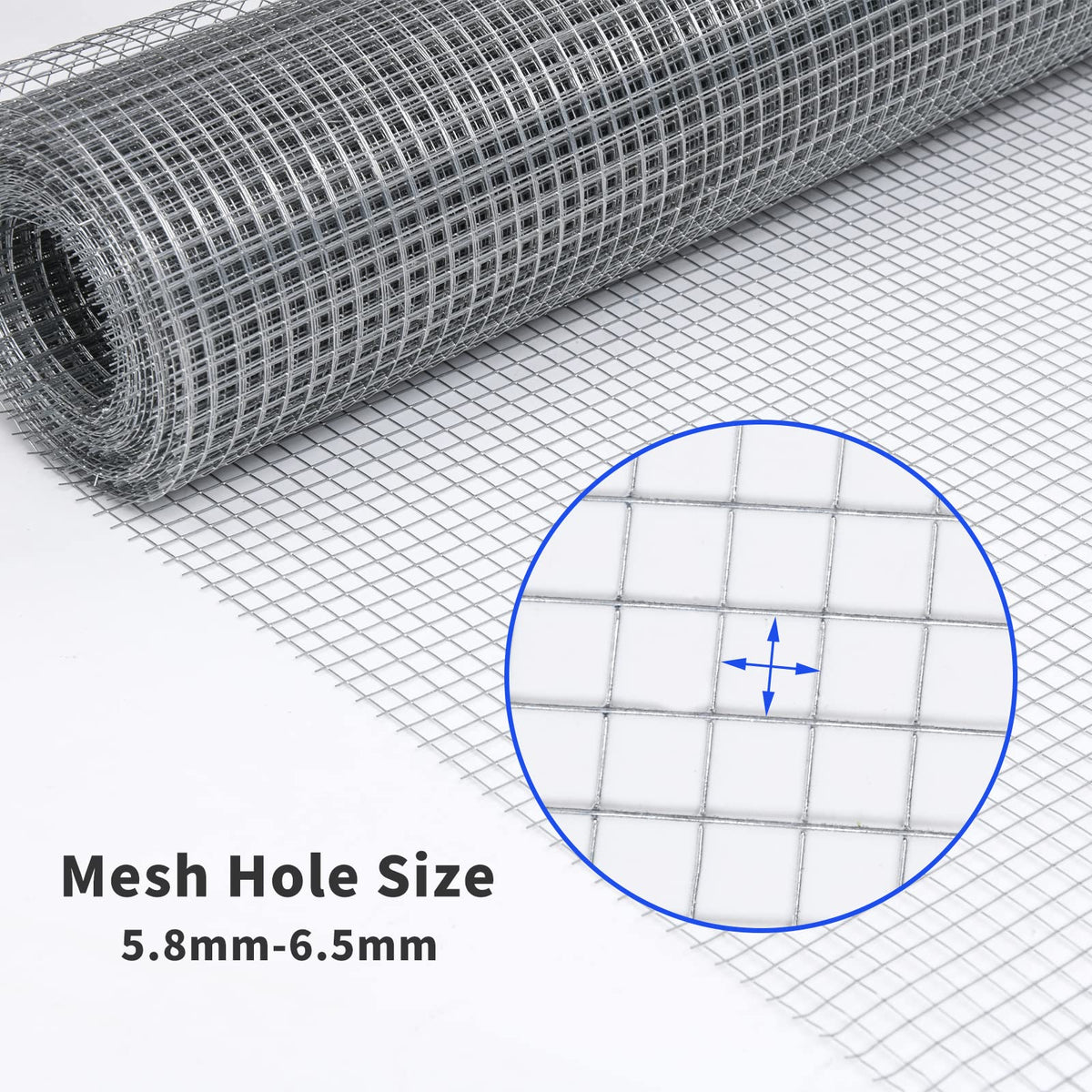 Rodent Mesh Galvanized Chicken Wire Metal Mesh Roll Rat Proof Kit 3Mx20cm