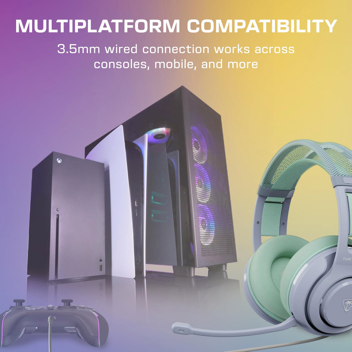 Turtle Beach Atlas 200 Wired Multiplatform Gaming Headset for PS5, PS4, PC