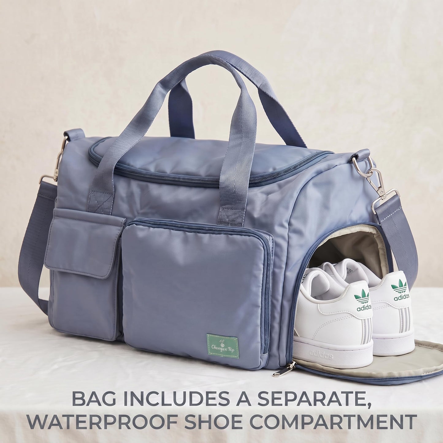 Pregnancy Bag For Hospital - Complete Labour And Delivery Set With Hospital Bag, 21 Organiser Pouches, Planner Book & Nursing Shawl - Premium Expectant Mum Hamper & Baby Shower Set, Grey