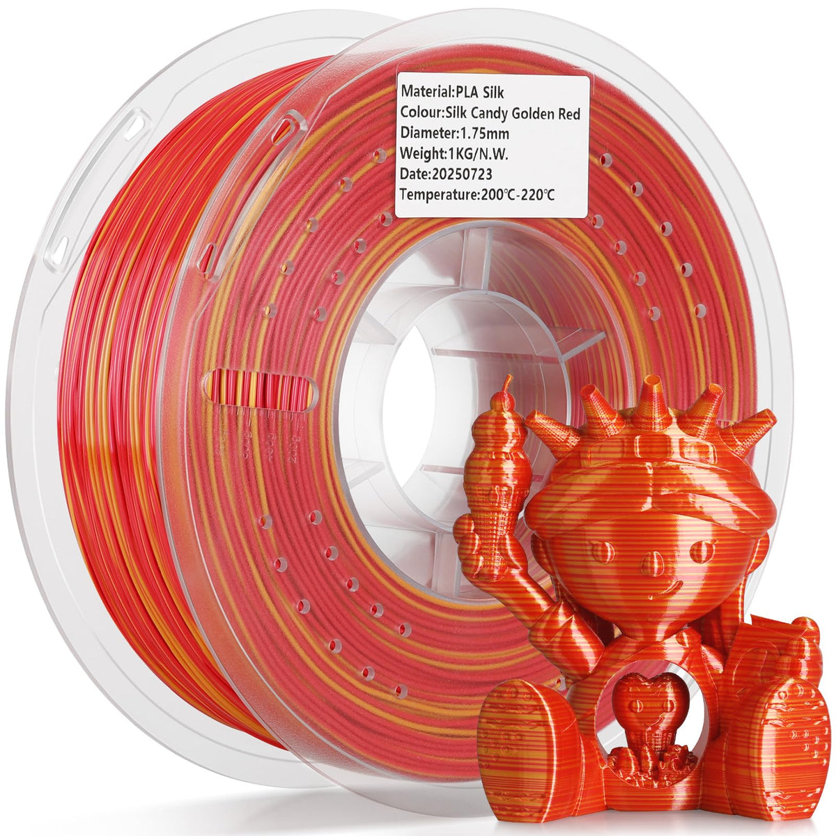 LANDU Filament Dryer 3D Printer Filament Dry Box,2 Spools Double Fast Heating Upgraded Filament Dehydrator Keeping Filaments Dry for 1.75mm/2.85mm One-Key Set for PLA PETG ABS TPU