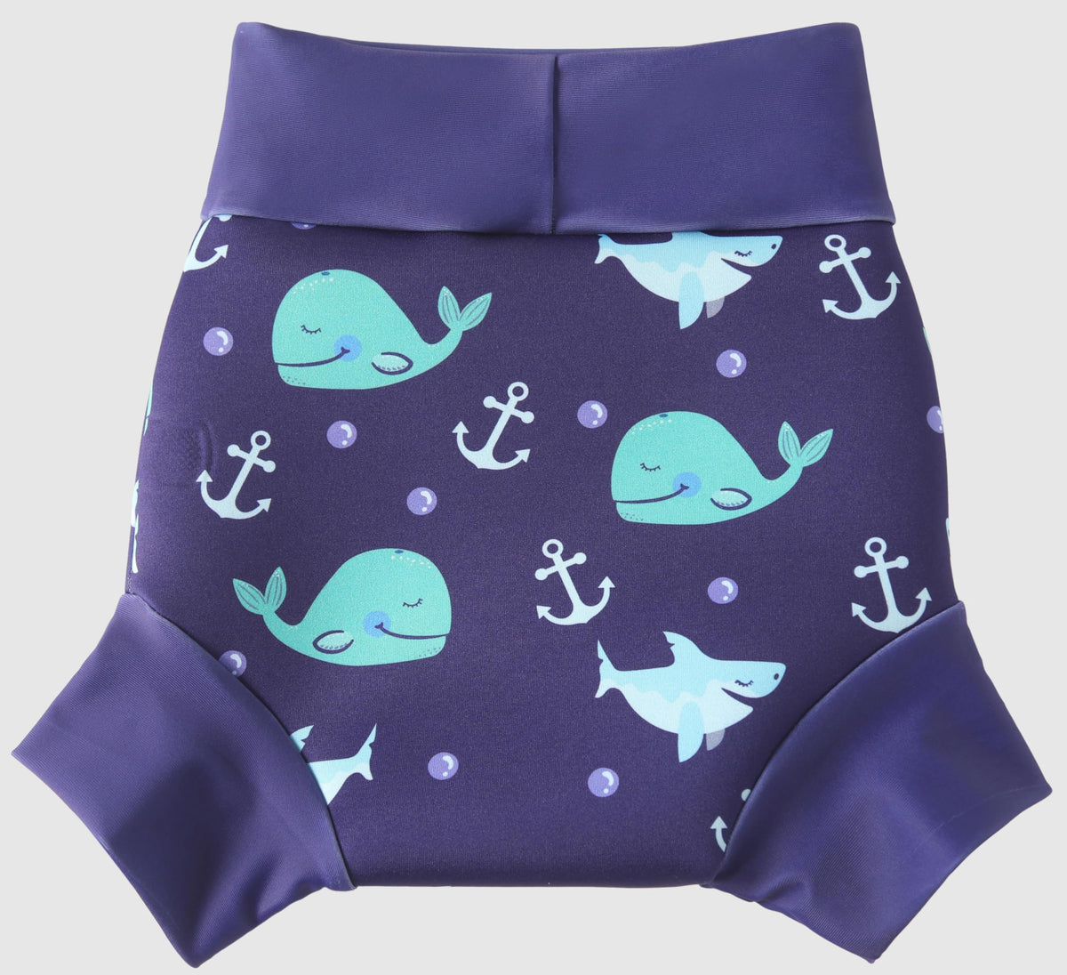 Swimbubs Reusable Swim Nappy – Baby Swimwear for Boys and Girls, Ideal for Swimming Lessons (12-24 Months, Blue Whale)