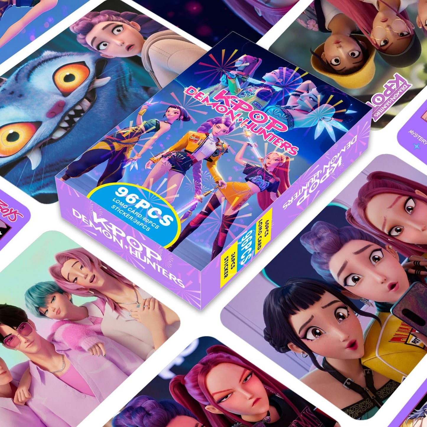 Sanmatic K-Pop Demon LOMO Cards Classic Card Set for Kids Playing for Party Favors and Gift