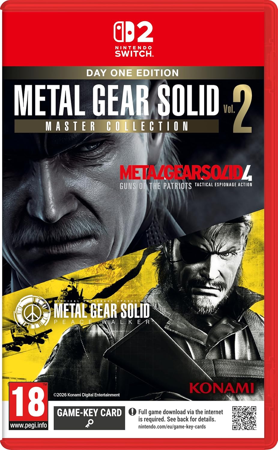 Metal Gear Solid: Master Collection Volume 2 – Day One Edition - Switch 2