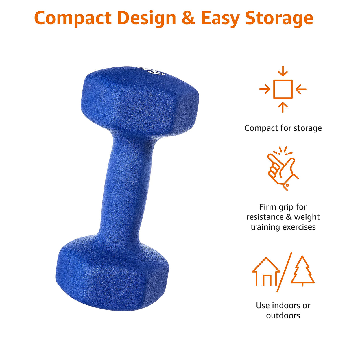 Amazon Basics Neoprene Dumbbell Pair