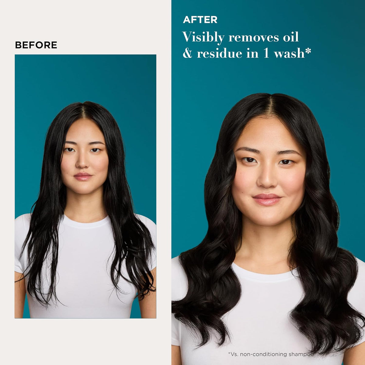 OGX Refreshing Scalp with Rosemary Mint Shampoo, Clarifying Blend to Remove Excess Oil and Residue, Clears Away Buildup, Sulfate Free, 385ml