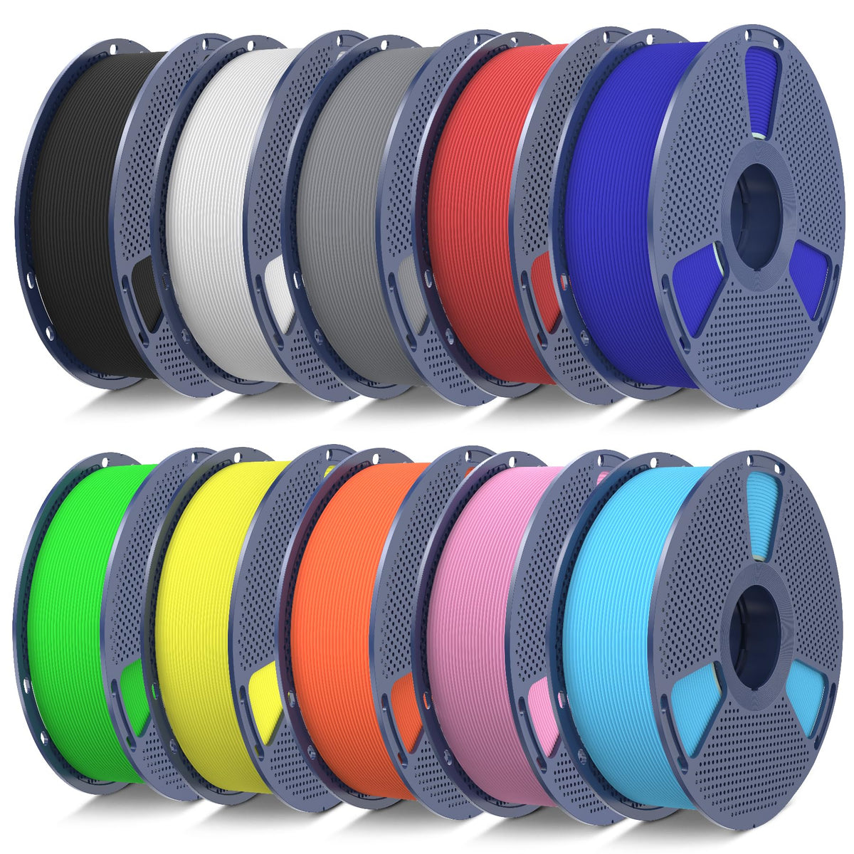 SUNLU Rapid PETG 3D Filament 1.75mm, High Speed 30-600mm/s, 1KG Blue