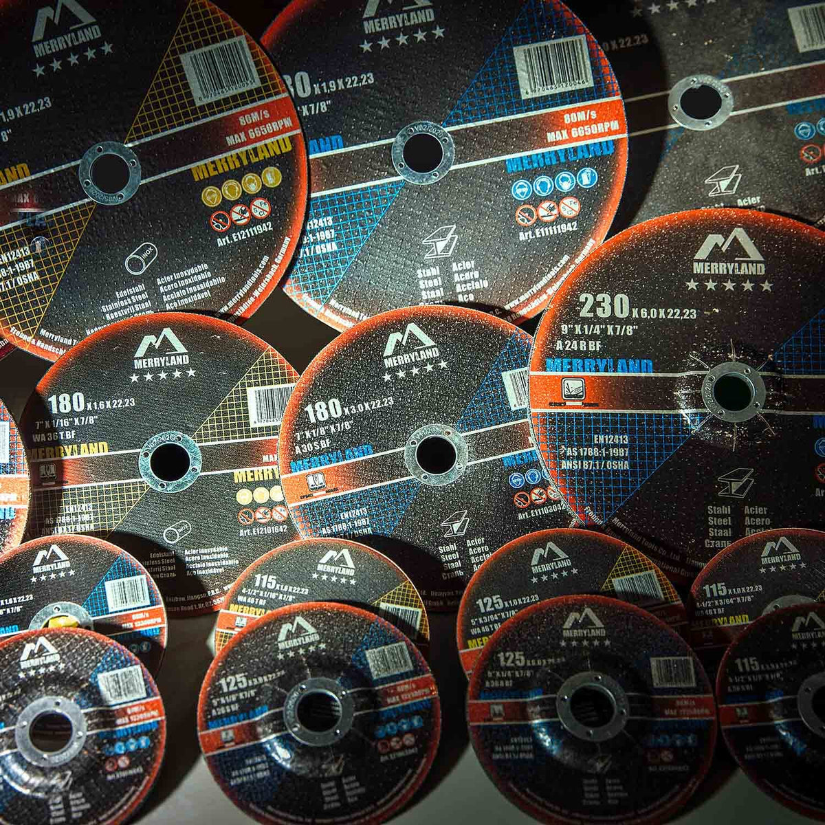 Merryland 50 Pack Cut Off Wheel 115 mm Cutting Metal Steel Craft-Line