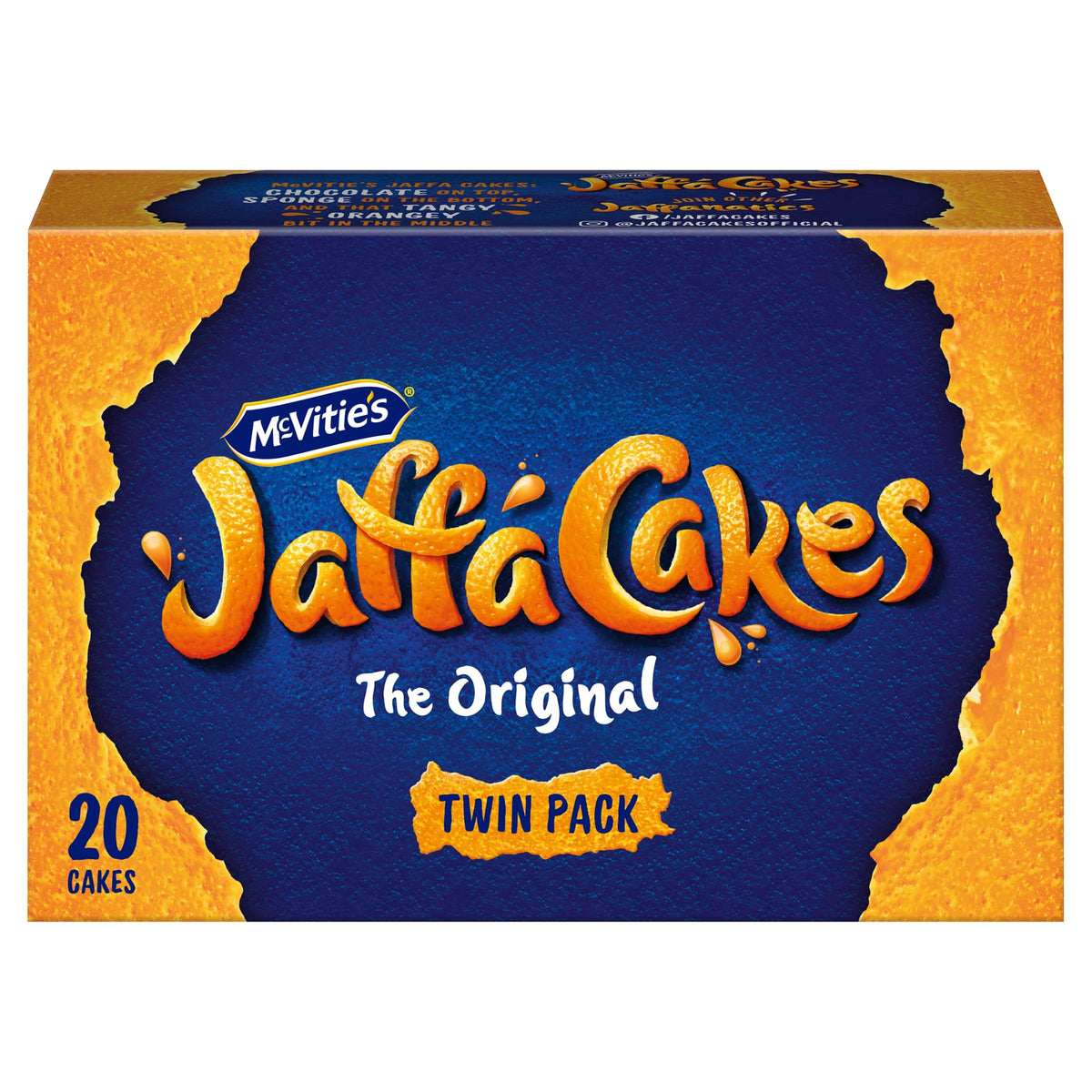 McVitie's Jaffa Cakes Original Biscuits Snack Pack, 6 x 3 Cakes, 198 g
