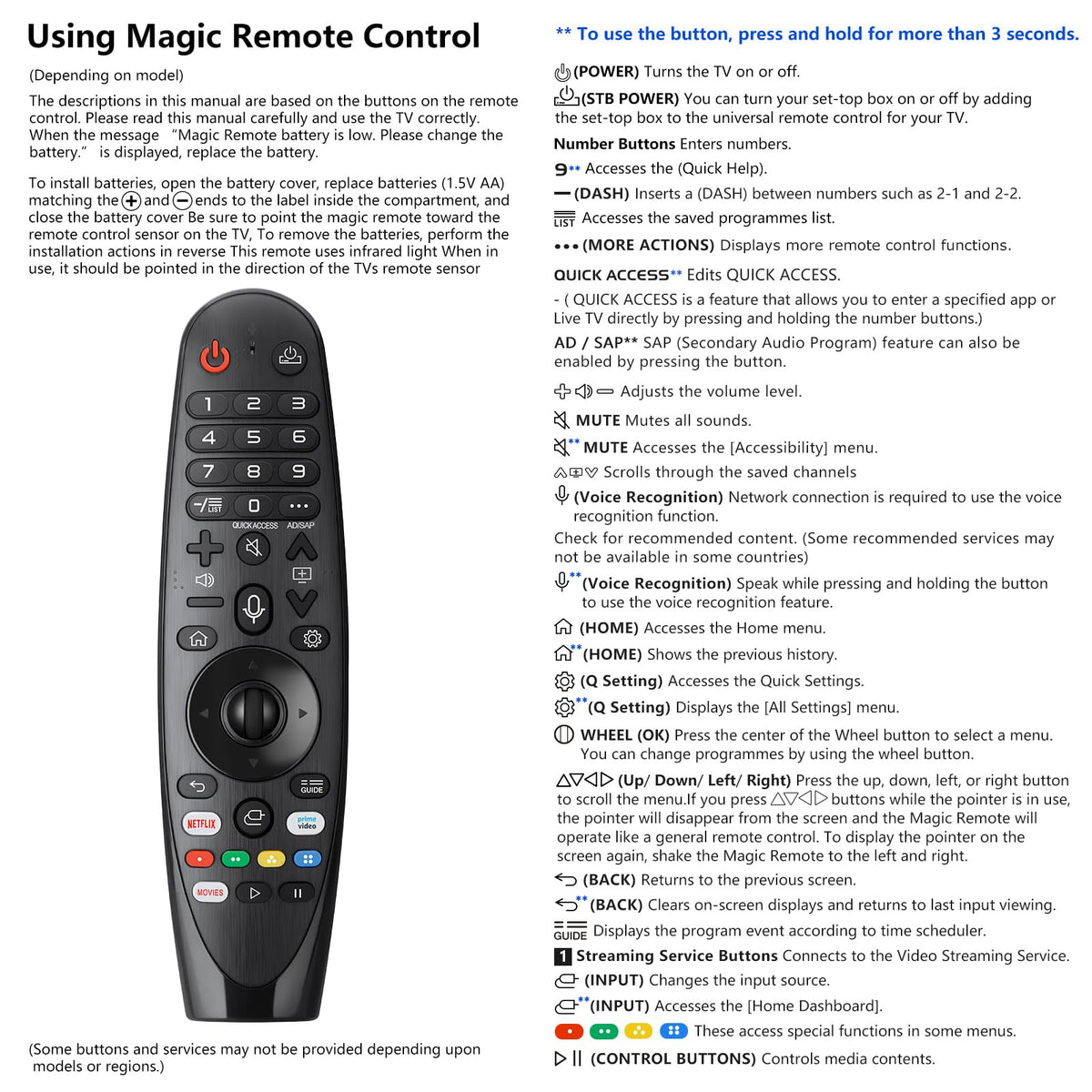 for LG TV Remote, Universal for LG Remote Control Smart TV Replacement