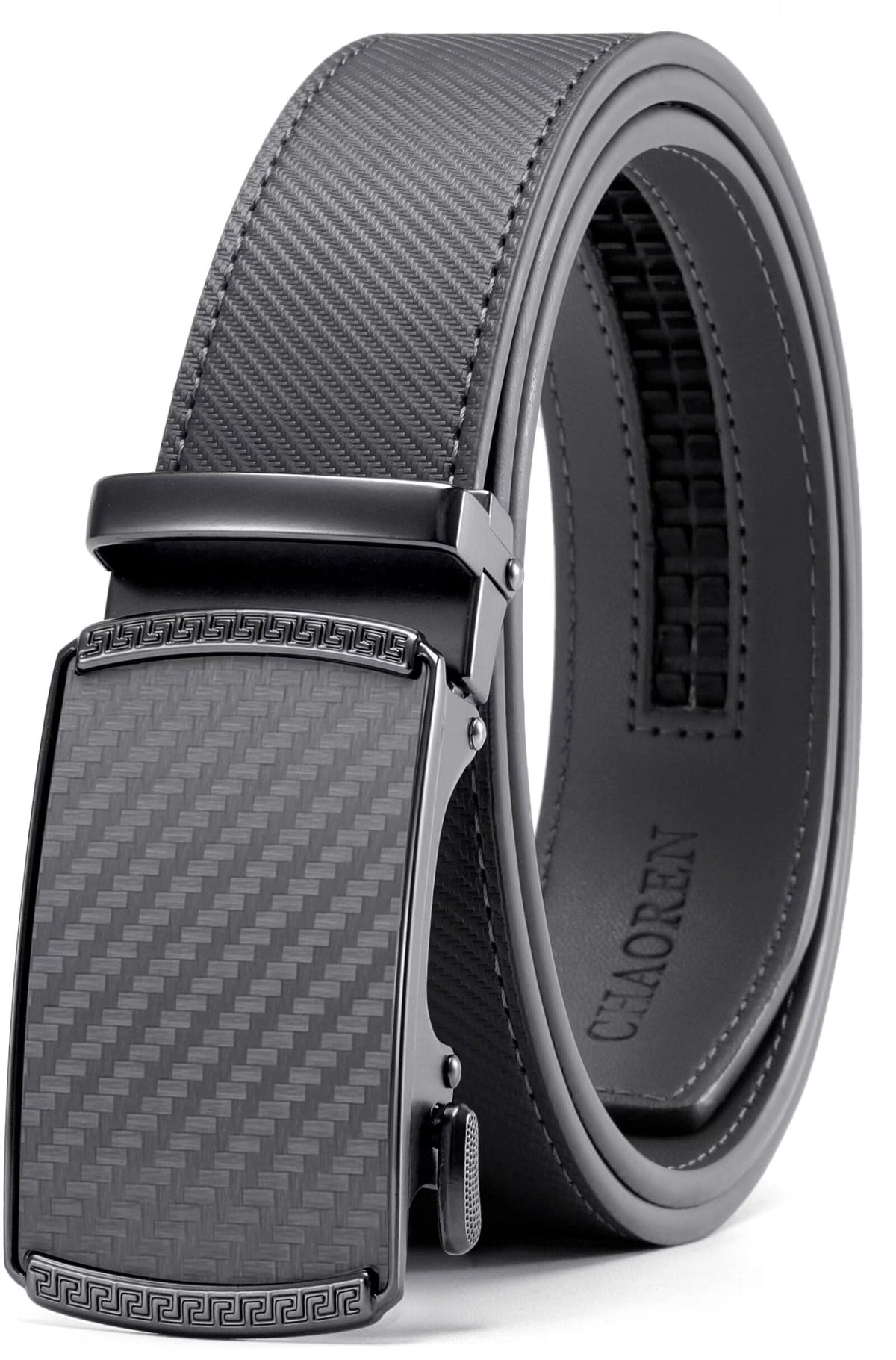 CHAOREN Belts for Men, 1 3/8" Ratchet Mens Belt Leather for Jeans, Dress