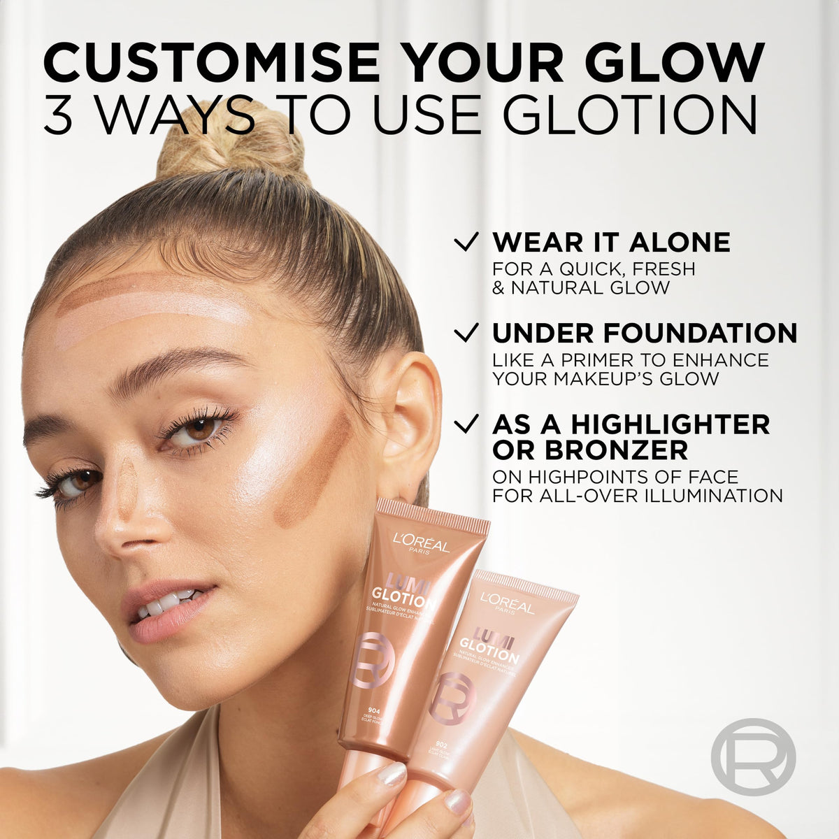 L'Oréal Paris Glow Enhancer Paradise Lumi Glotion, 903 Medium Glow 40ml