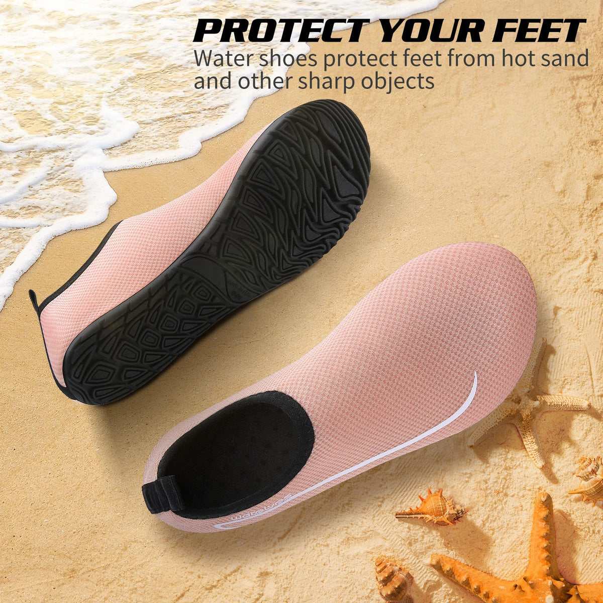 Swim Water Shoes Aqua Socks Barefoot for Sea Beach Swimming Shoes Pool Ladies Women Mens