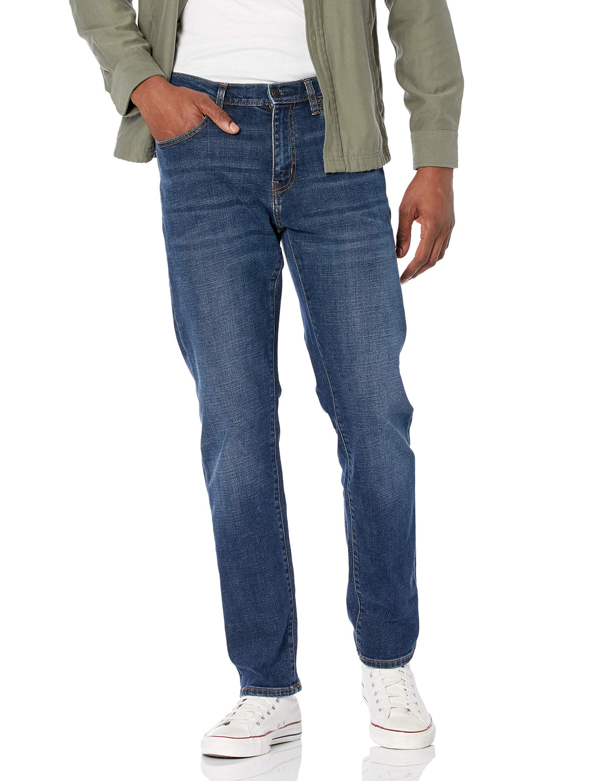 Amazon Essentials Men's Athletic-Fit Stretch Jeans - Discontinued Colours