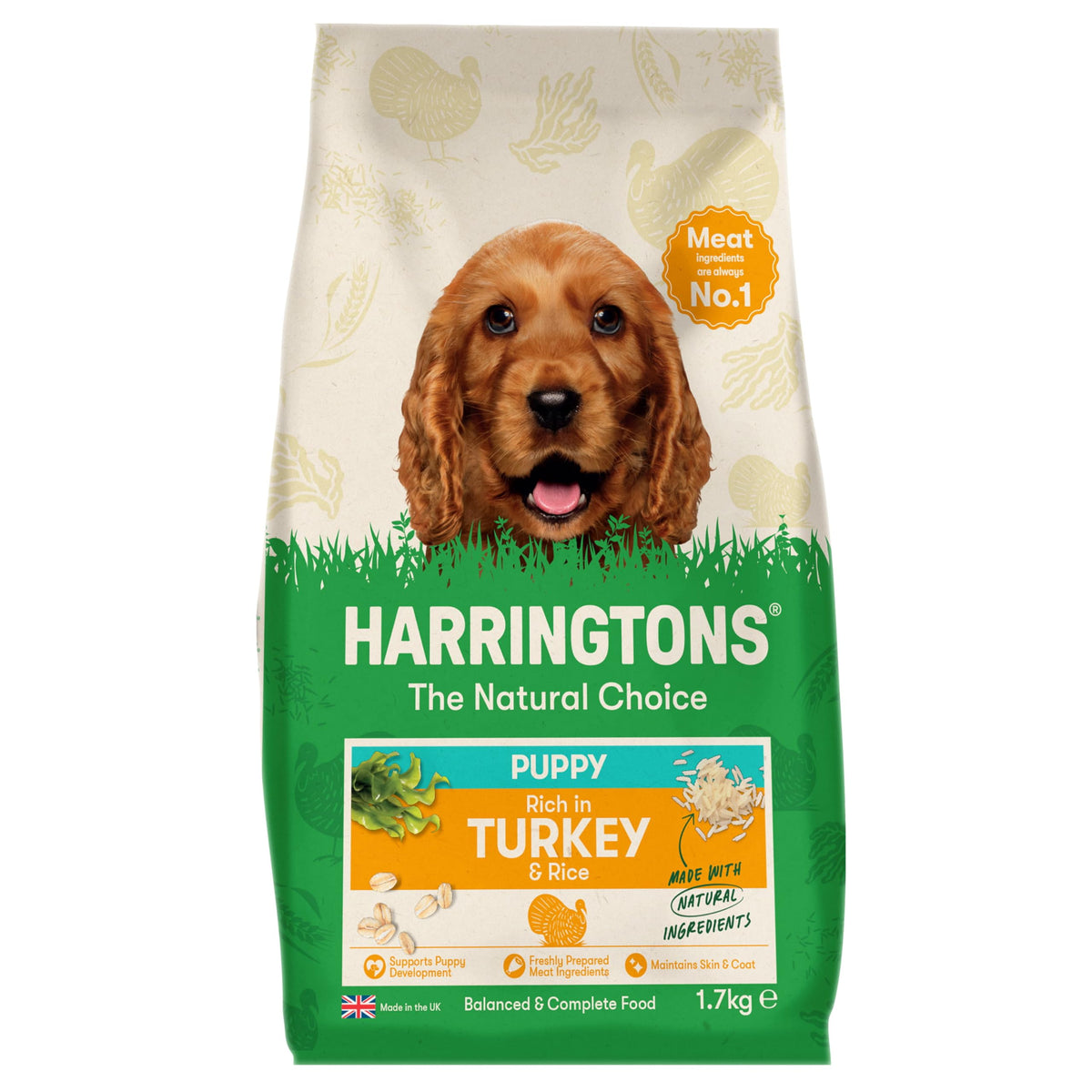 Harringtons Complete Dry Puppy Food Turkey & Rice 10kg