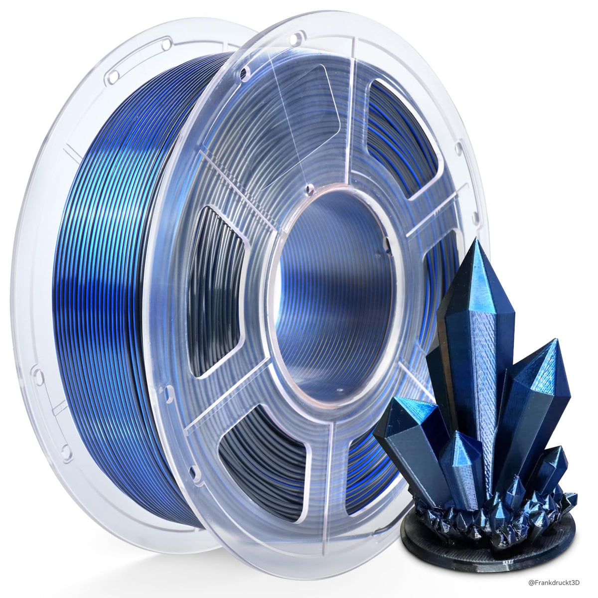TECBEARS Matte PLA Filament 1.75mm, 600mm/s Rapid Print, 1kg Sky Blue