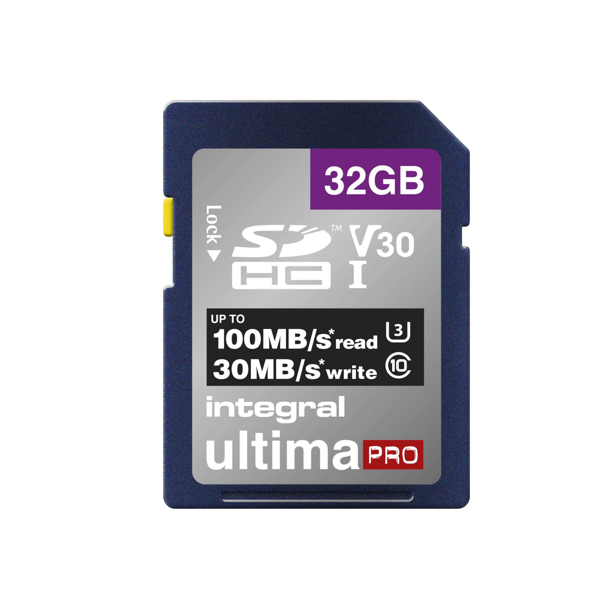 Integral 64GB SD Card 4K Ultra-HD Video High Speed SDXC V30 UHS-I U3 Class 10 Memory Card up to 100MB/s, Color May Vary