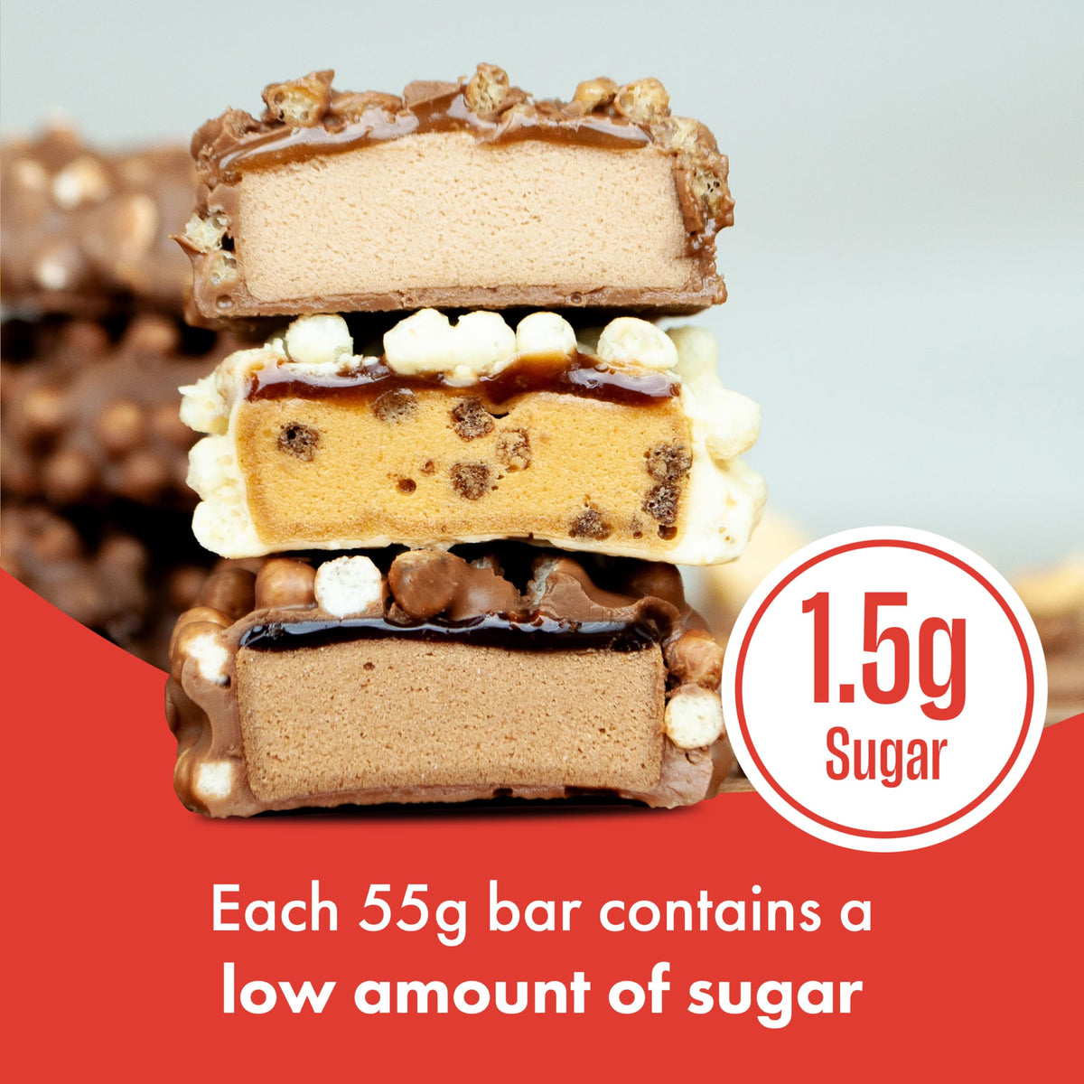 FULFIL Vitamin and Protein Bars, Chocolate Salted Caramel Flavour, 15 x 55g
