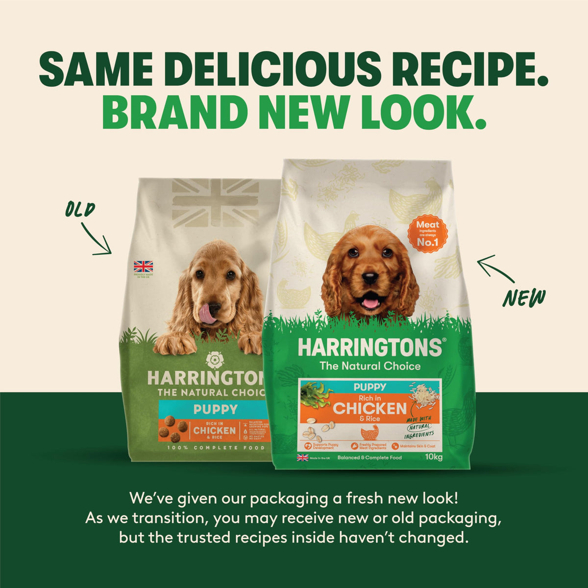 Harringtons Complete Dry Puppy Food Turkey & Rice 10kg