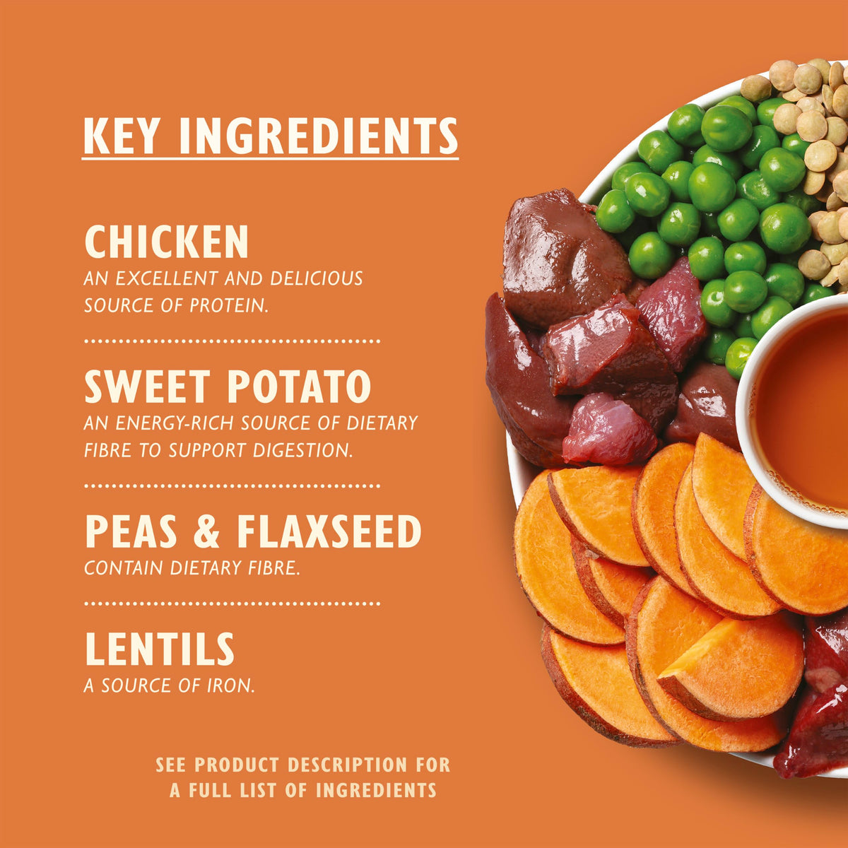 Lily's Kitchen Made with Natural Ingredients Adult Dry Dog Food Chicken & Duck Grain-Free Recipe 2.5kg Bag